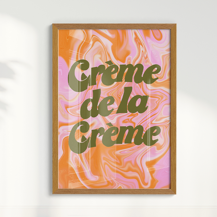 Quadro Crème de la Crème por Heloisa Camargo