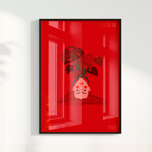 Quadro Crescer por Carol Traldi