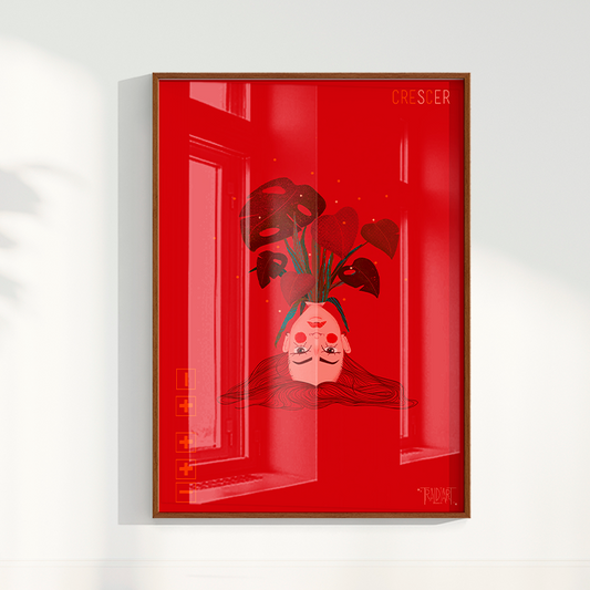 Quadro Crescer por Carol Traldi