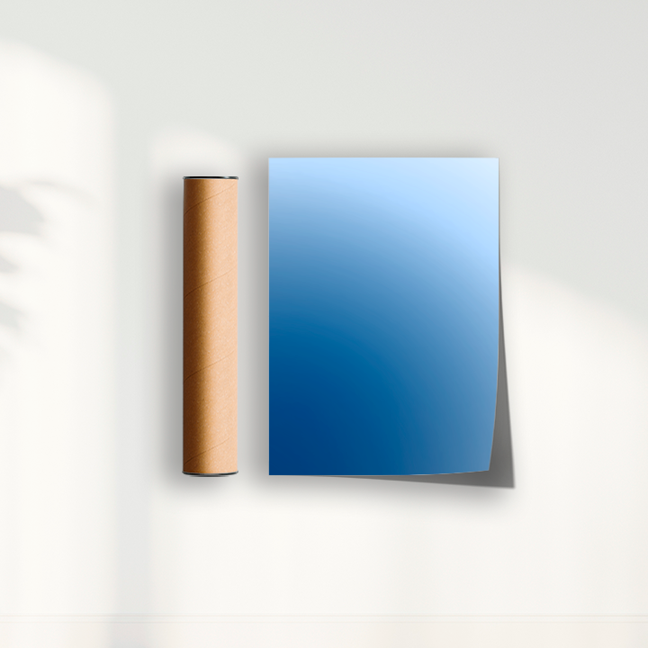 Quadro Degradê azul por Nicole Romão