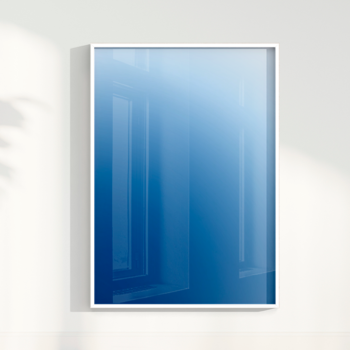 Quadro Degradê azul por Nicole Romão