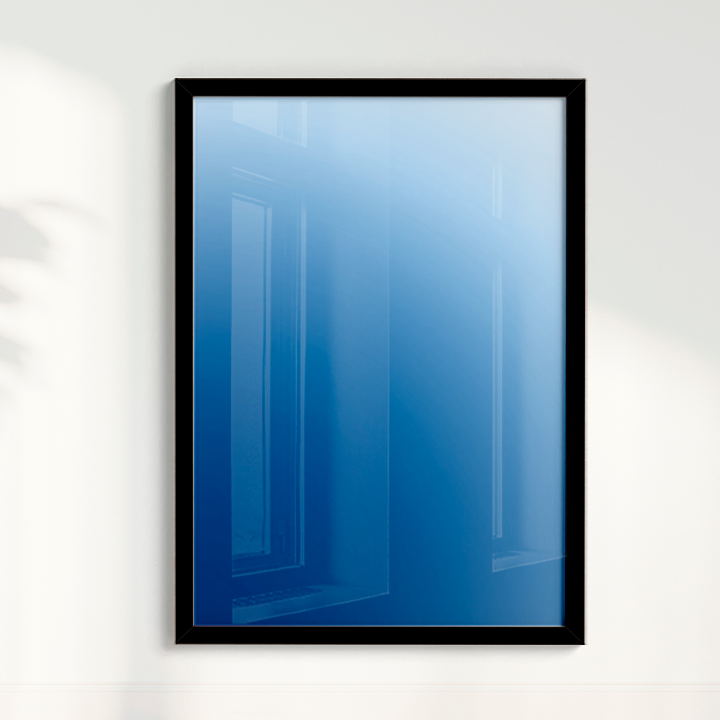 Quadro Degradê azul por Nicole Romão