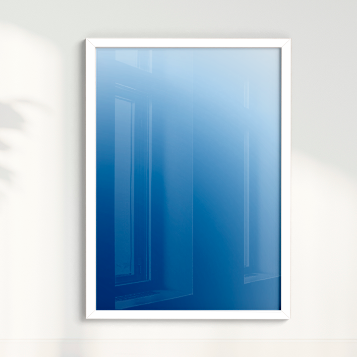 Quadro Degradê azul por Nicole Romão