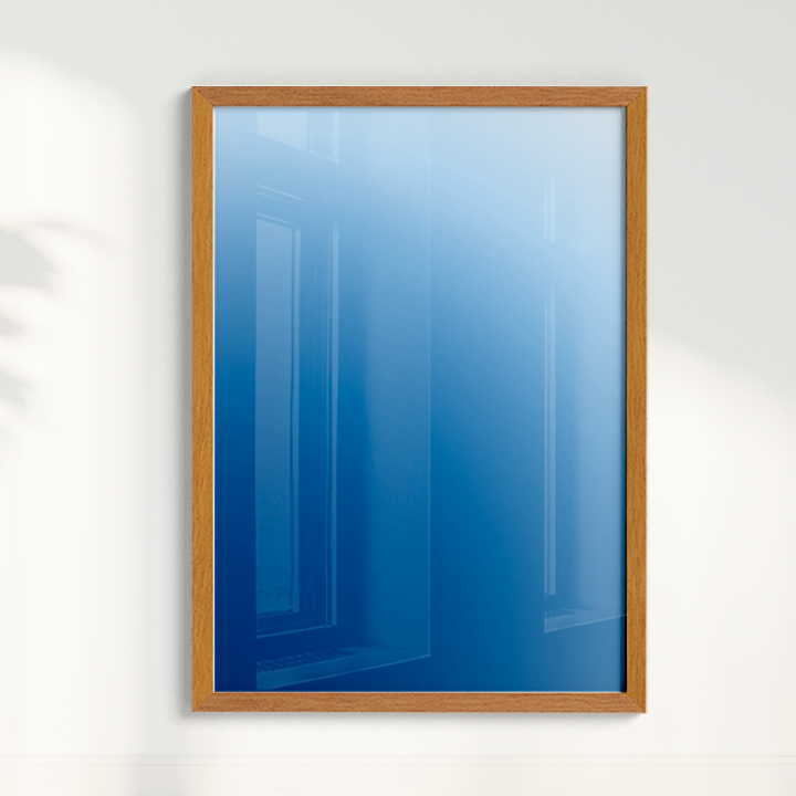 Quadro Degradê azul por Nicole Romão
