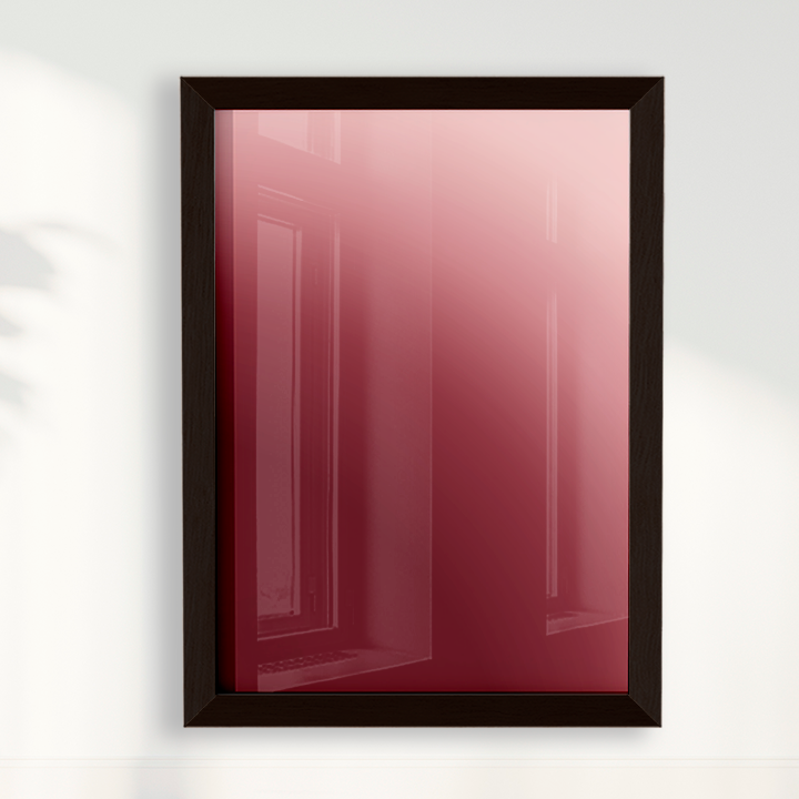 Quadro Degradê vinho por Nicole Romão