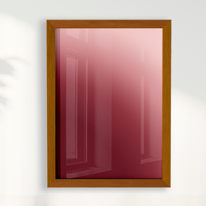 Quadro Degradê vinho por Nicole Romão