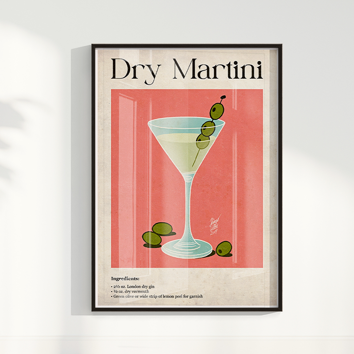 Quadro Dry Martini por Thiago Villas Boas