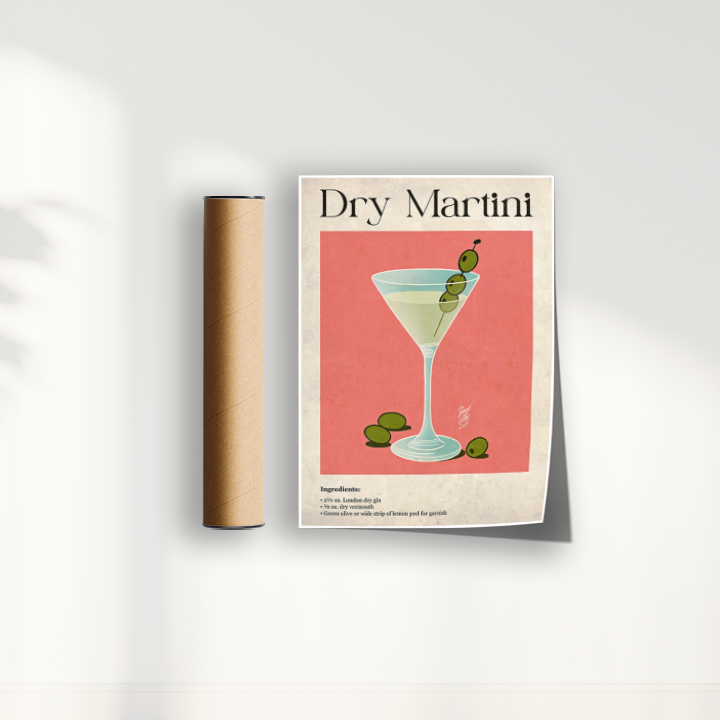 Quadro Dry Martini por Thiago Villas Boas