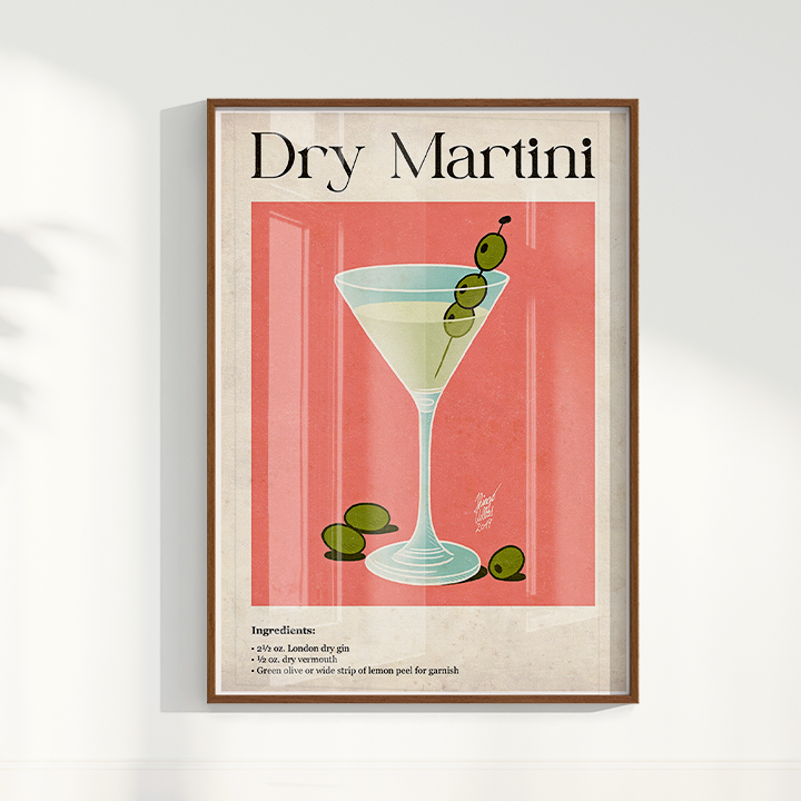 Quadro Dry Martini por Thiago Villas Boas