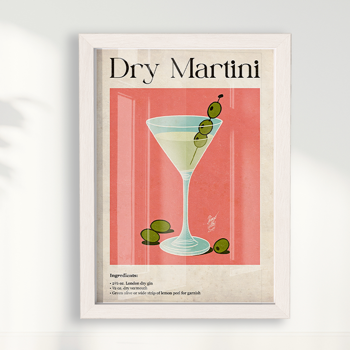 Quadro Dry Martini por Thiago Villas Boas
