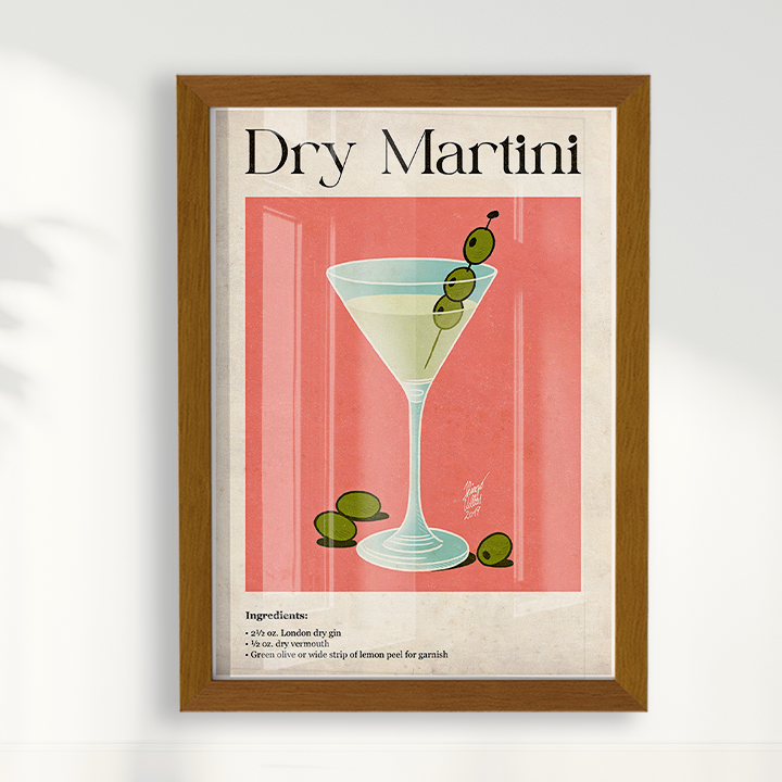 Quadro Dry Martini por Thiago Villas Boas