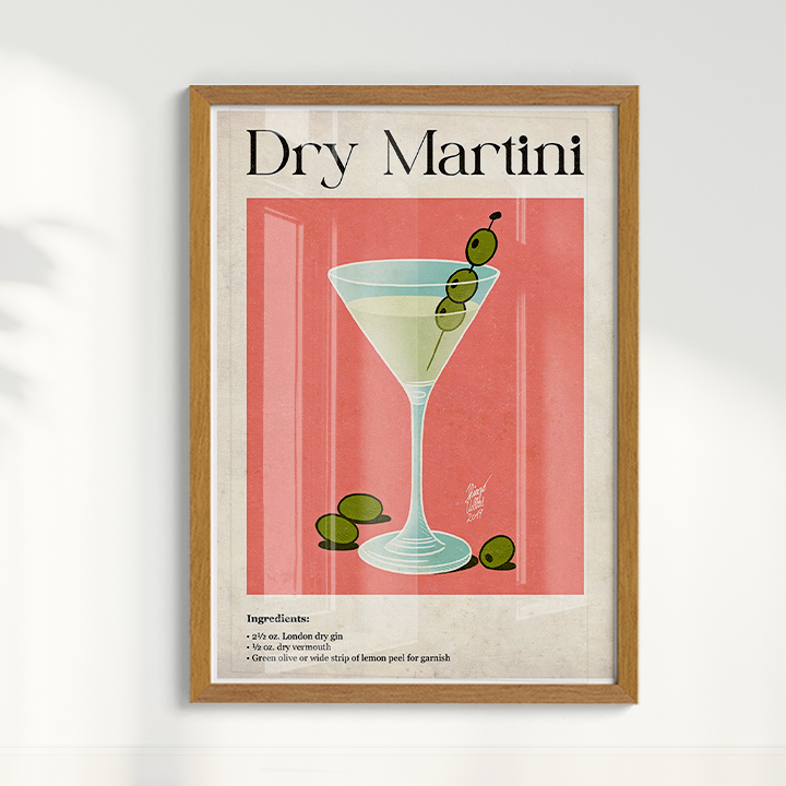 Quadro Dry Martini por Thiago Villas Boas