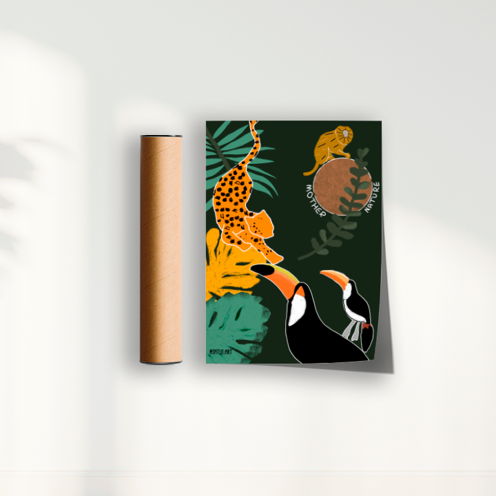 Quadro Fauna por Intui.Art