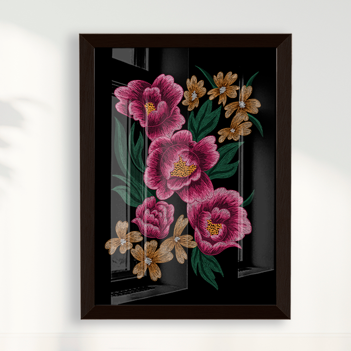 Bordado Floral por Paula pazini