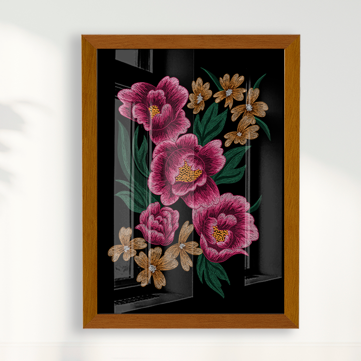 Bordado Floral por Paula pazini
