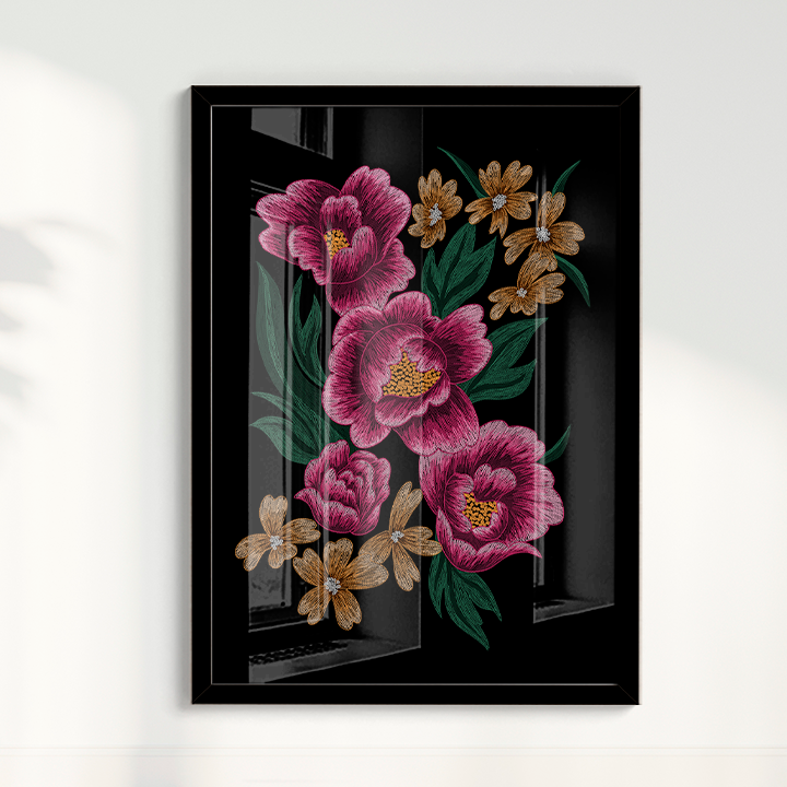 Bordado Floral por Paula pazini