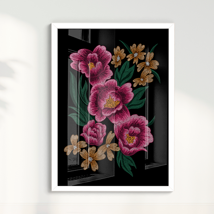 Bordado Floral por Paula pazini