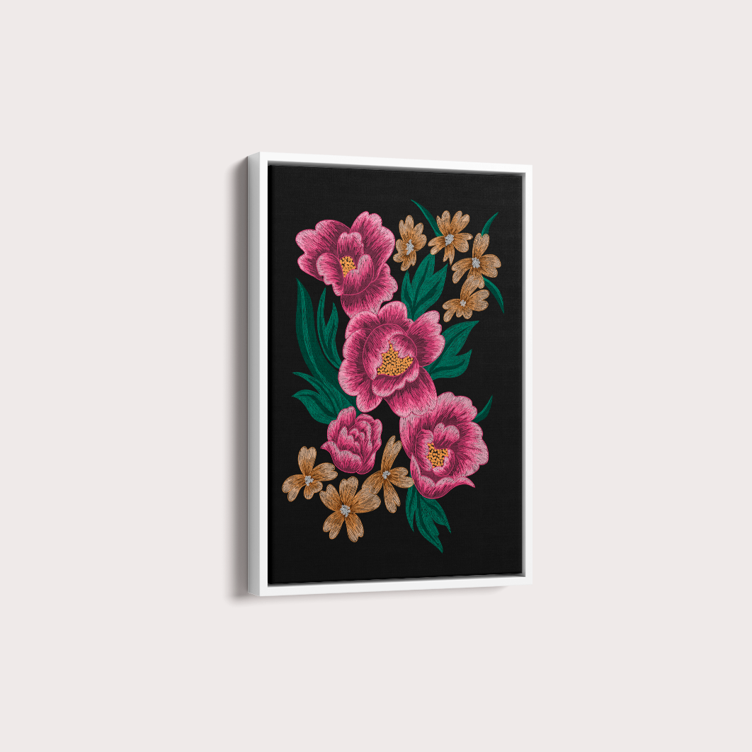 Bordado Floral por Paula pazini