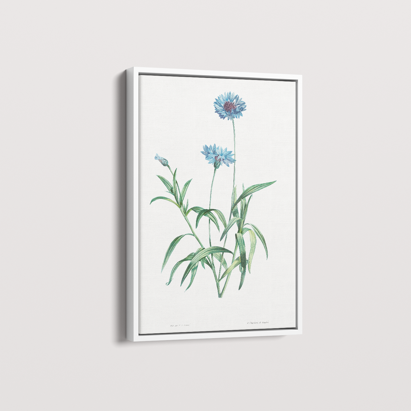 Quadro Blue Flower vintage I