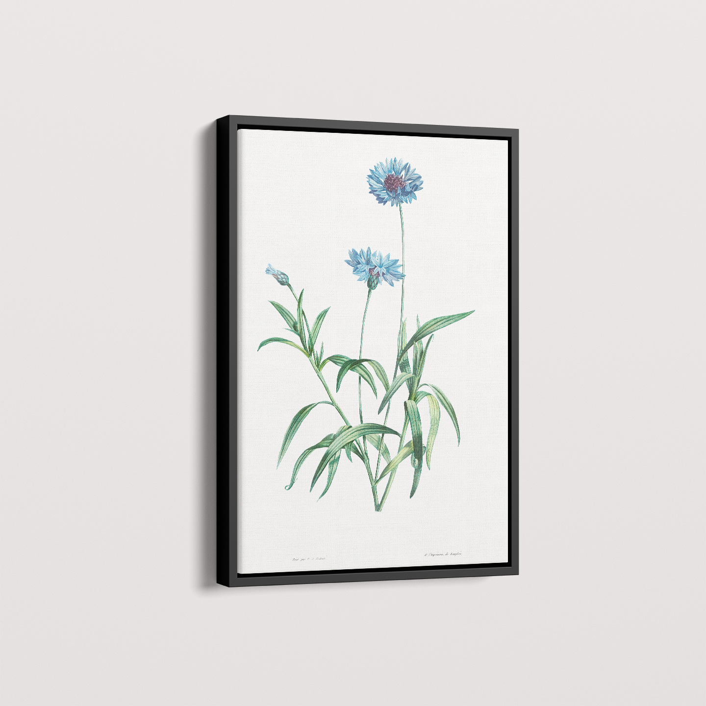 Quadro Blue Flower vintage I