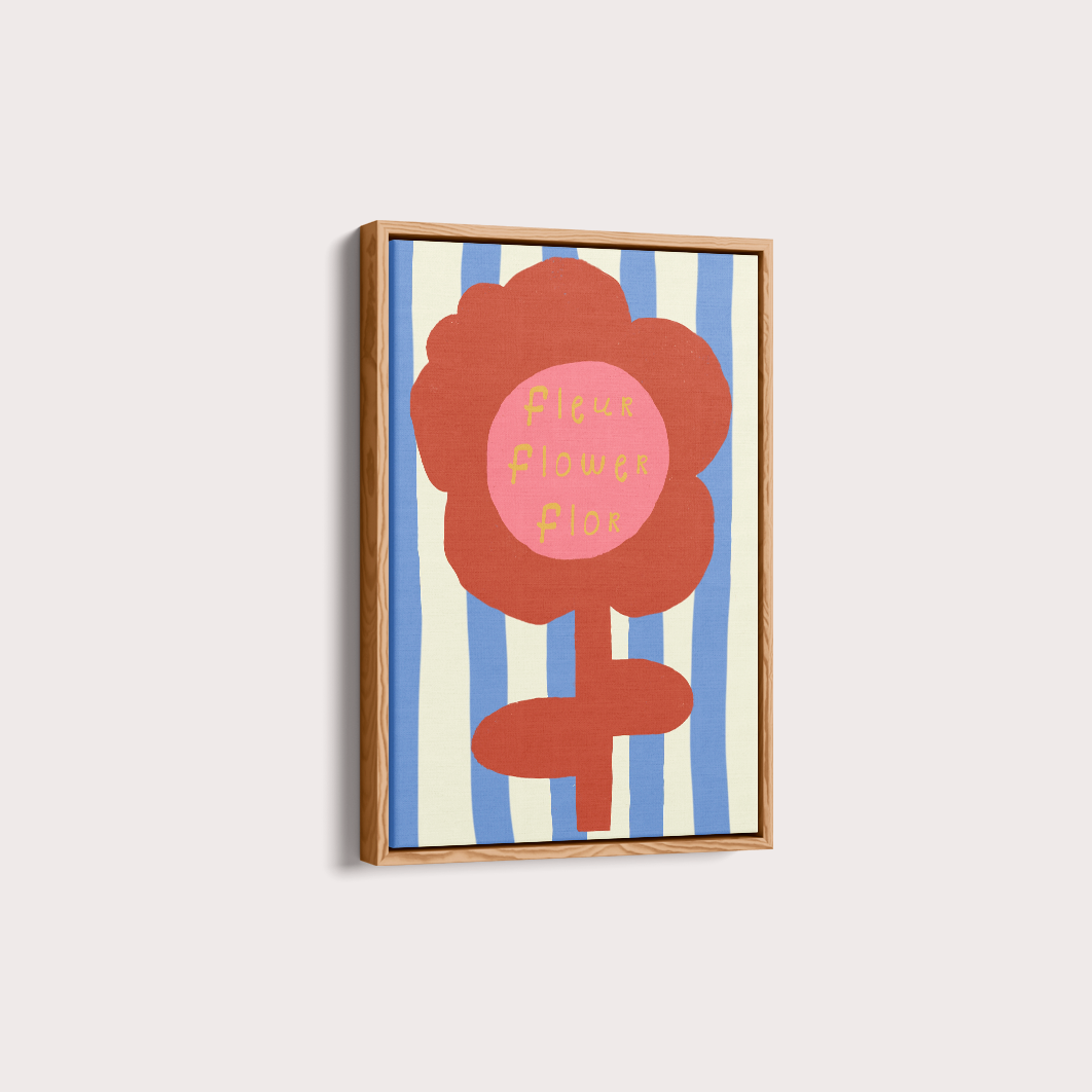 Quadro Fleur, Flower, Flor por Heloisa Camargo