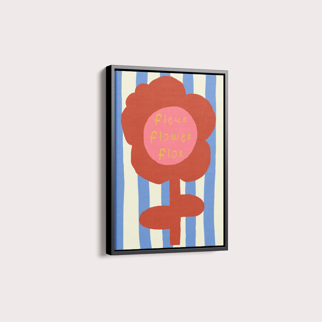 Quadro Fleur, Flower, Flor por Heloisa Camargo