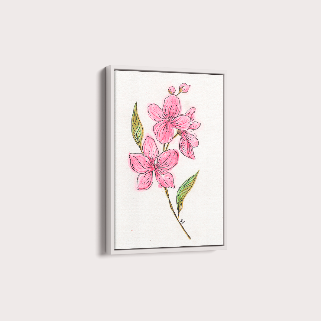 Quadro Flor de cerejeira por Rayana Karoline