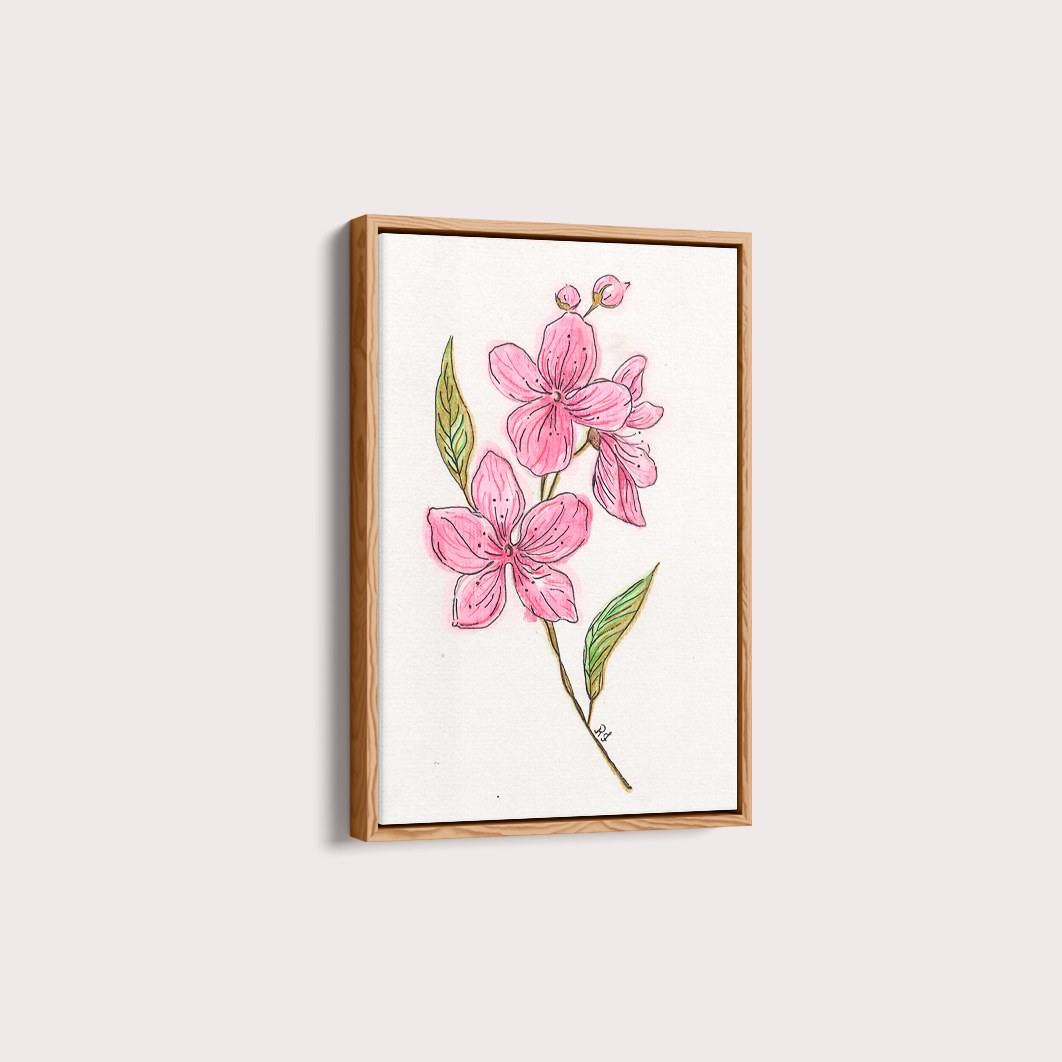 Quadro Flor de cerejeira por Rayana Karoline