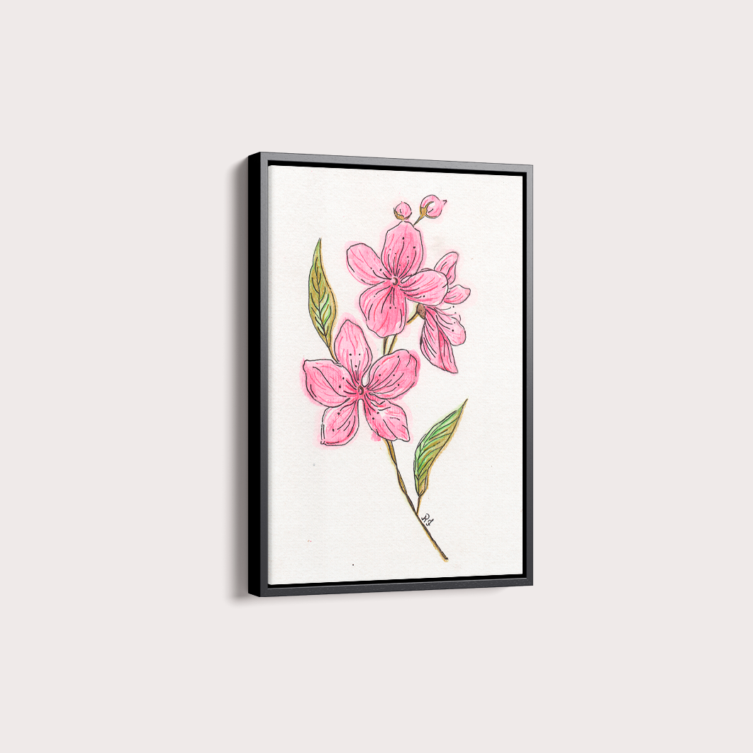 Quadro Flor de cerejeira por Rayana Karoline