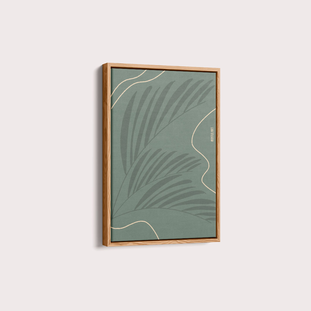 Quadro Folhagem por Intui.Art