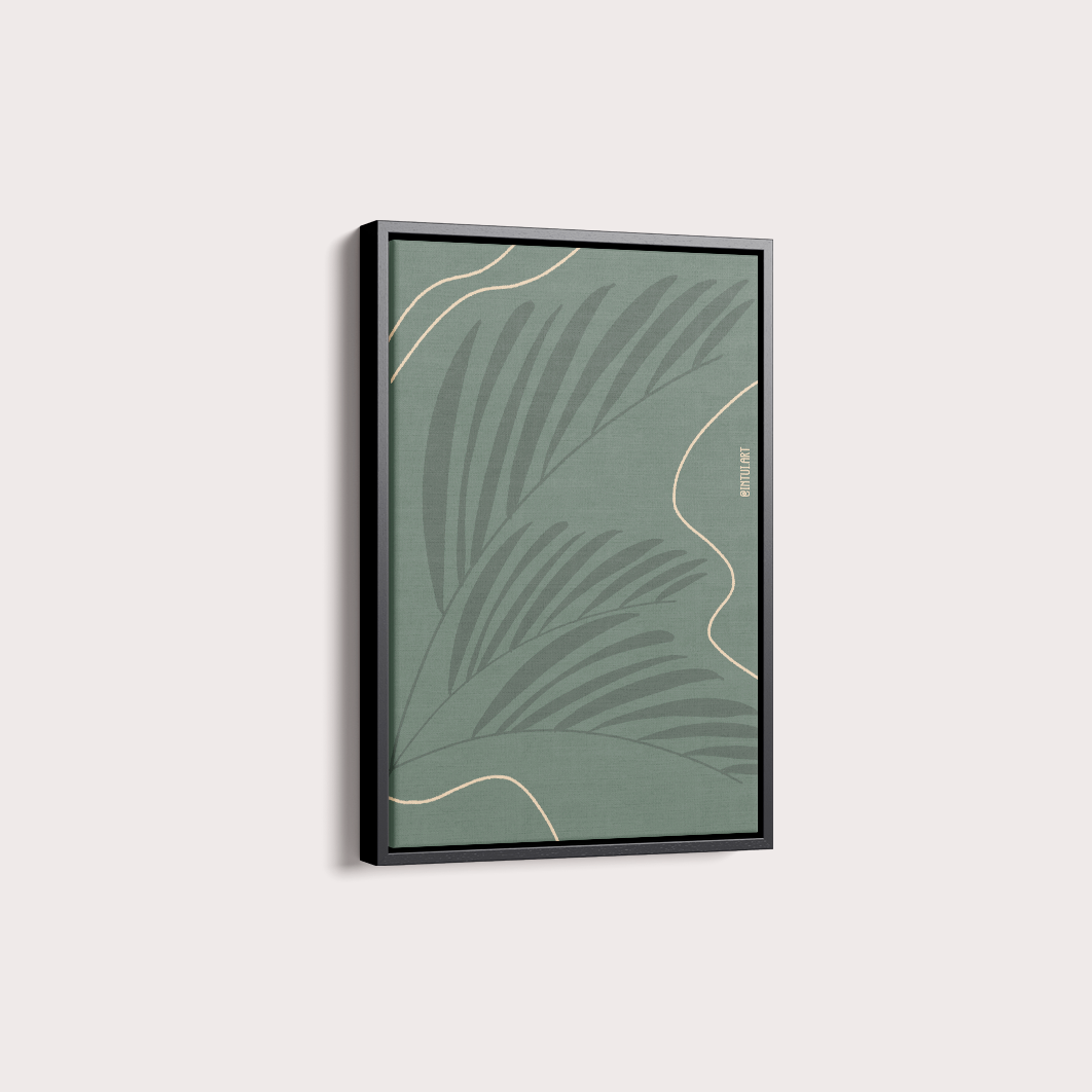 Quadro Folhagem por Intui.Art