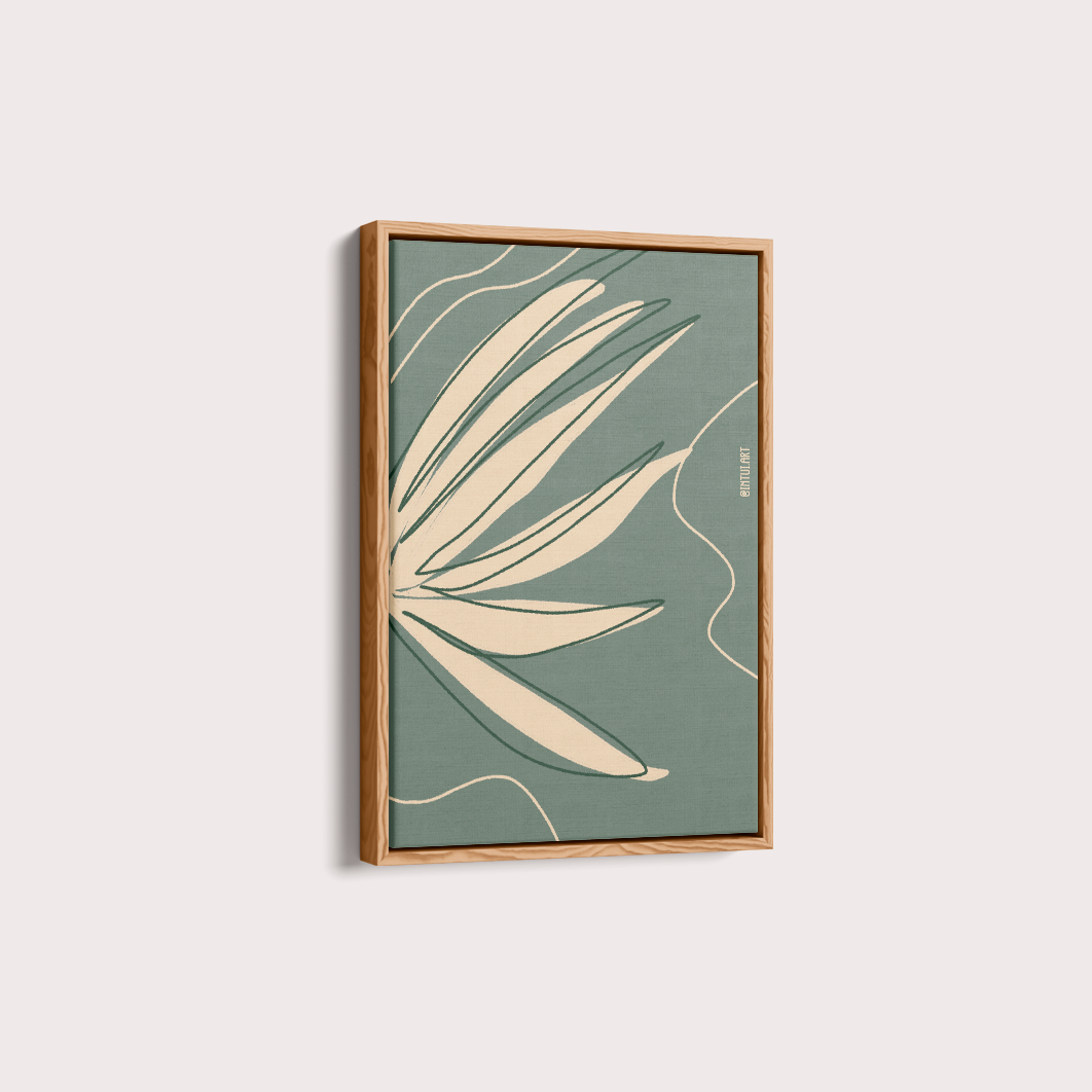 Quadro Folhagem 2 por Intui.Art