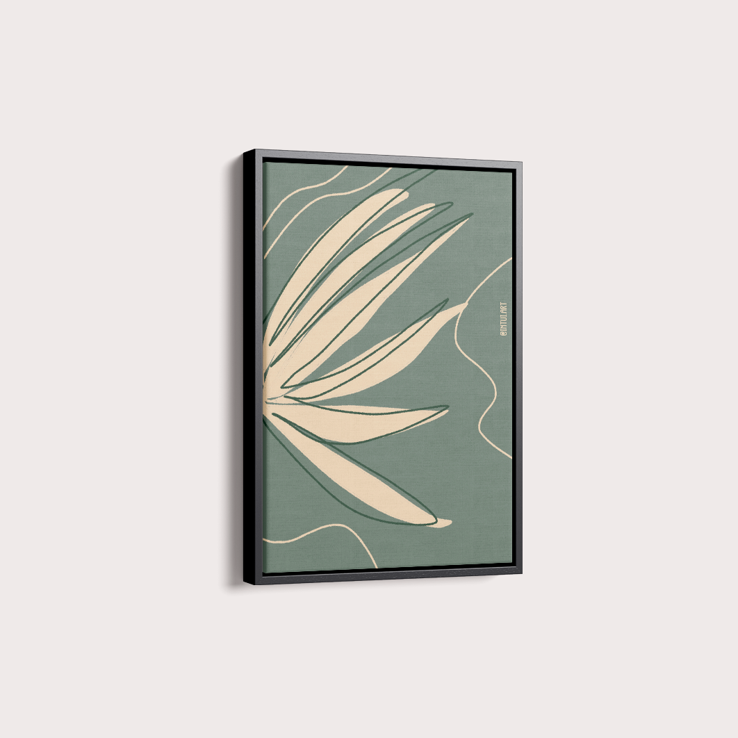 Quadro Folhagem 2 por Intui.Art