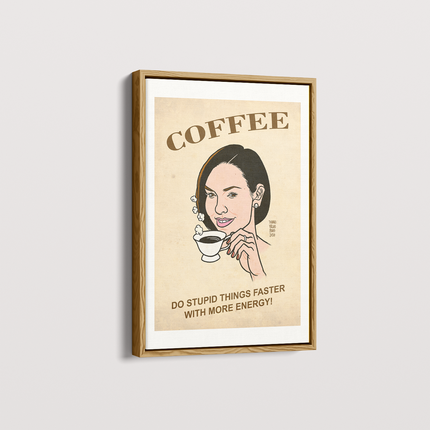 Quadro Coffee por Thiago Villas Boas