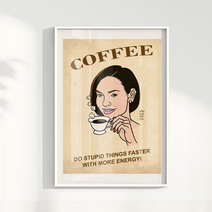 Quadro Coffee por Thiago Villas Boas