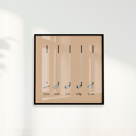 Quadro Tacos de Golfe - Golf Clubs II