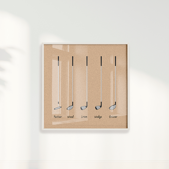 Quadro Tacos de Golfe - Golf Clubs II