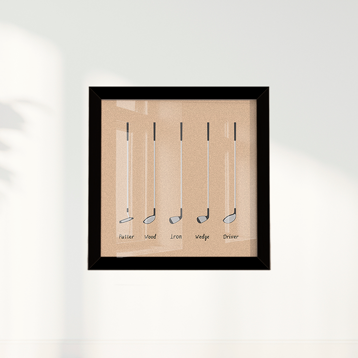 Quadro Tacos de Golfe - Golf Clubs II