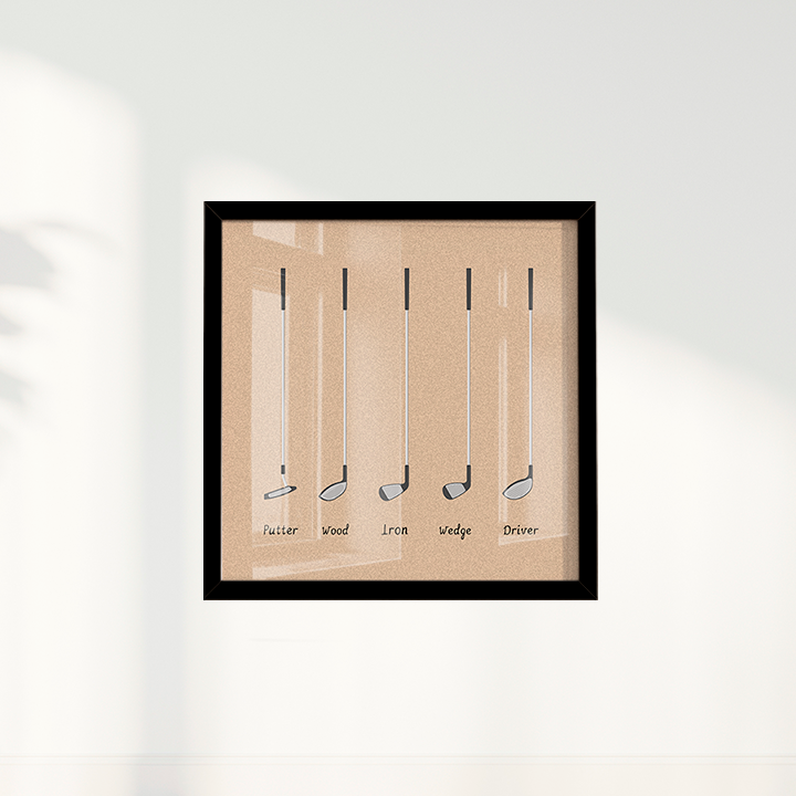 Quadro Tacos de Golfe - Golf Clubs II
