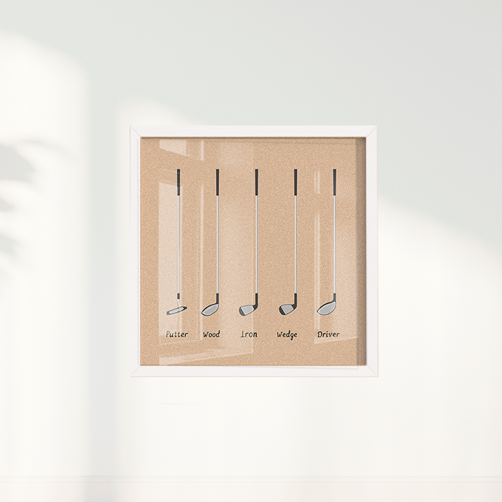 Quadro Tacos de Golfe - Golf Clubs II
