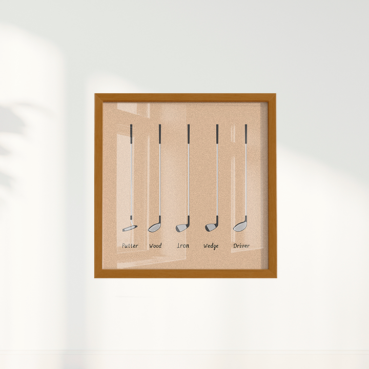 Quadro Tacos de Golfe - Golf Clubs II