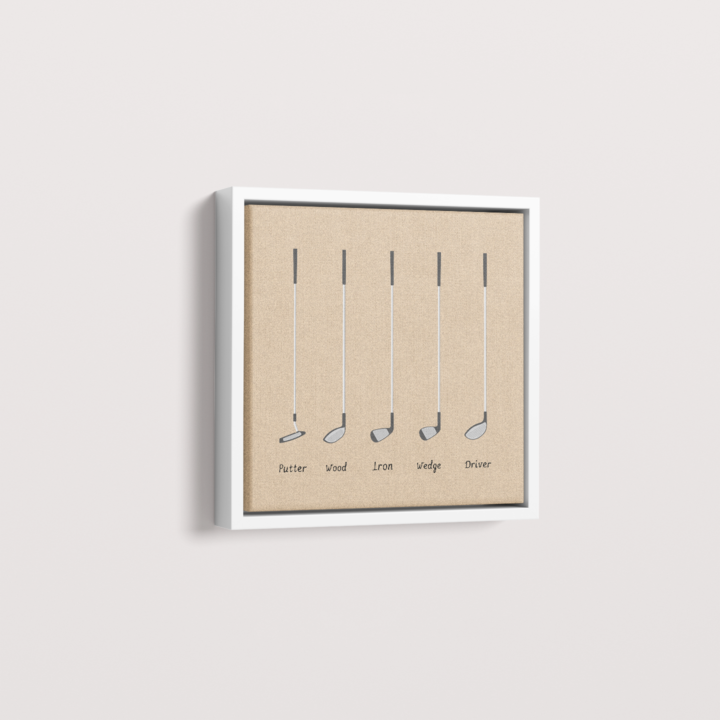 Quadro Tacos de Golfe - Golf Clubs II
