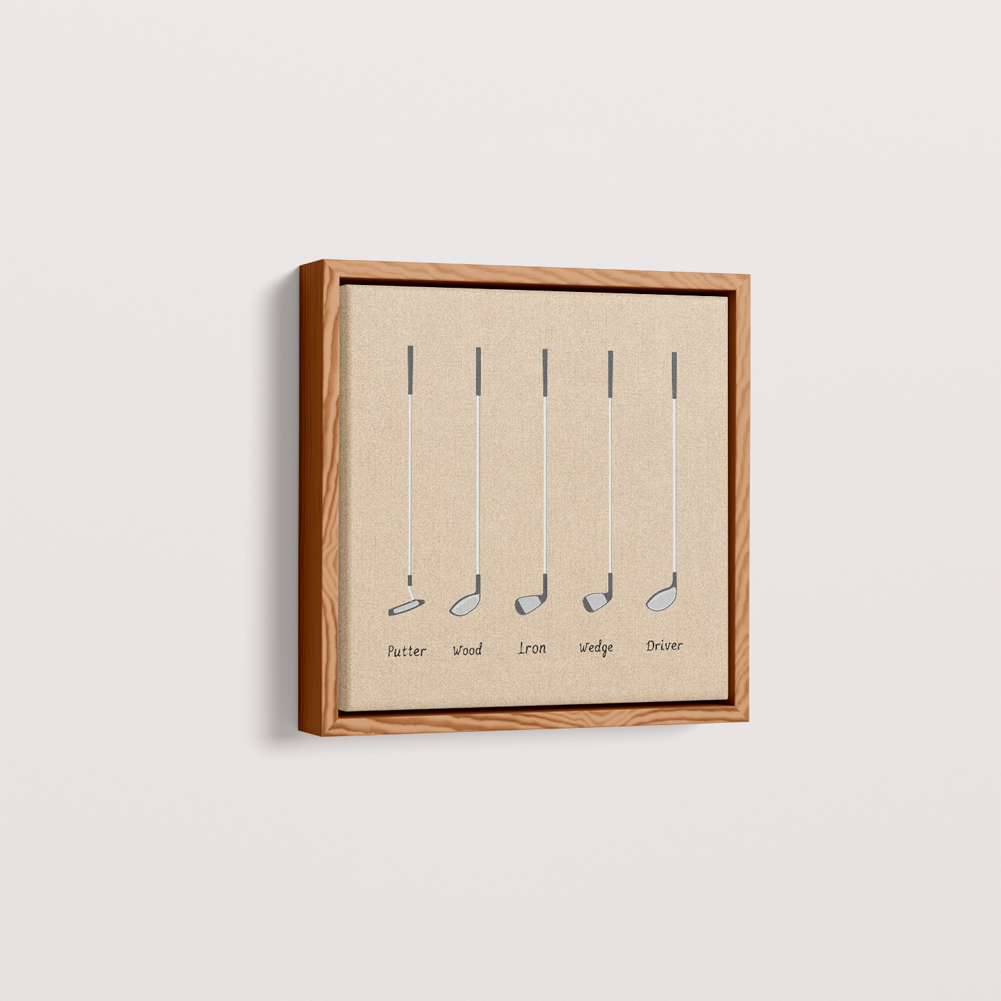 Quadro Tacos de Golfe - Golf Clubs II