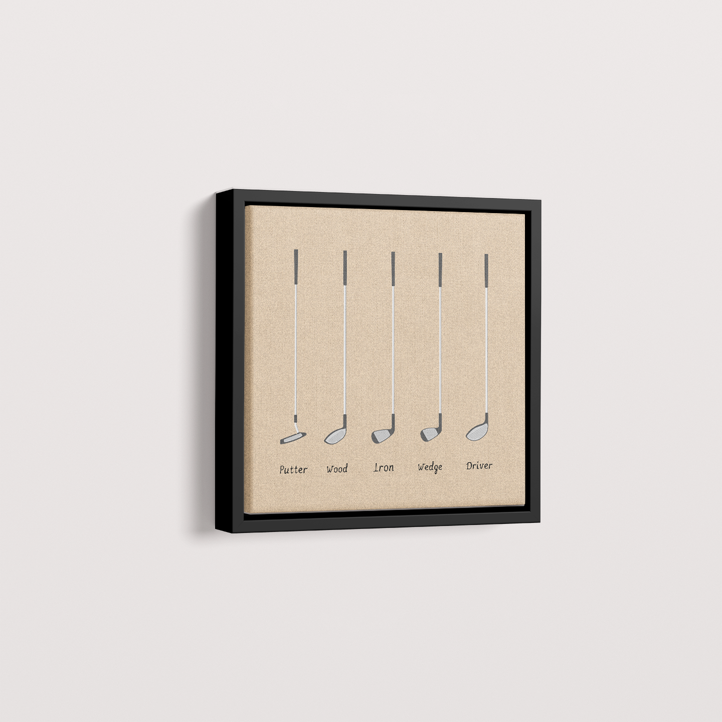 Quadro Tacos de Golfe - Golf Clubs II