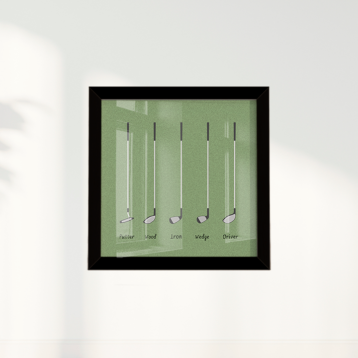 Quadro Tacos de Golfe - Golf Clubs I