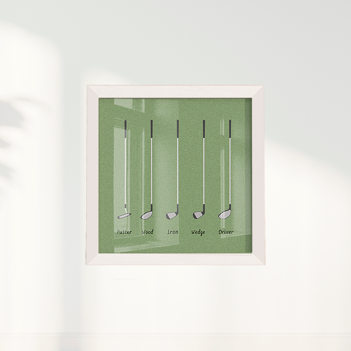 Quadro Tacos de Golfe - Golf Clubs I