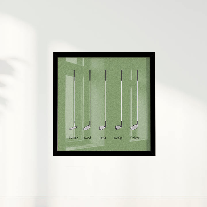 Quadro Tacos de Golfe - Golf Clubs I