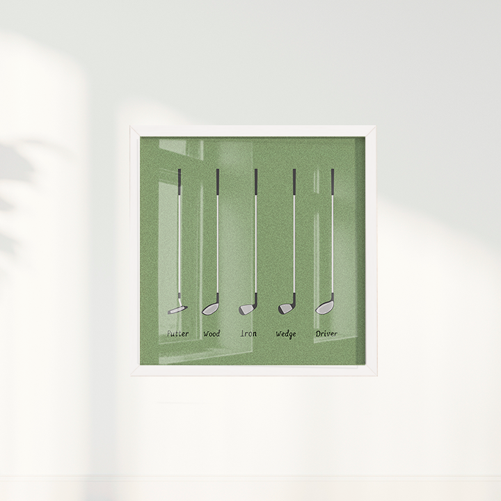 Quadro Tacos de Golfe - Golf Clubs I
