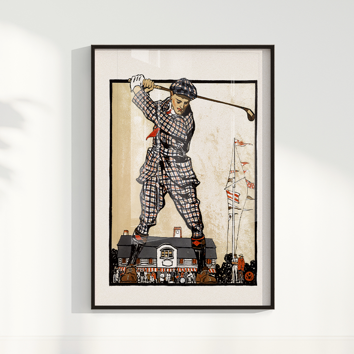 Quadro Vintage Golf