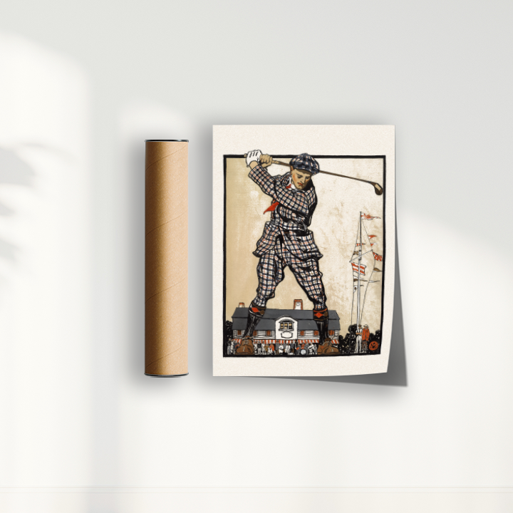 Quadro Vintage Golf